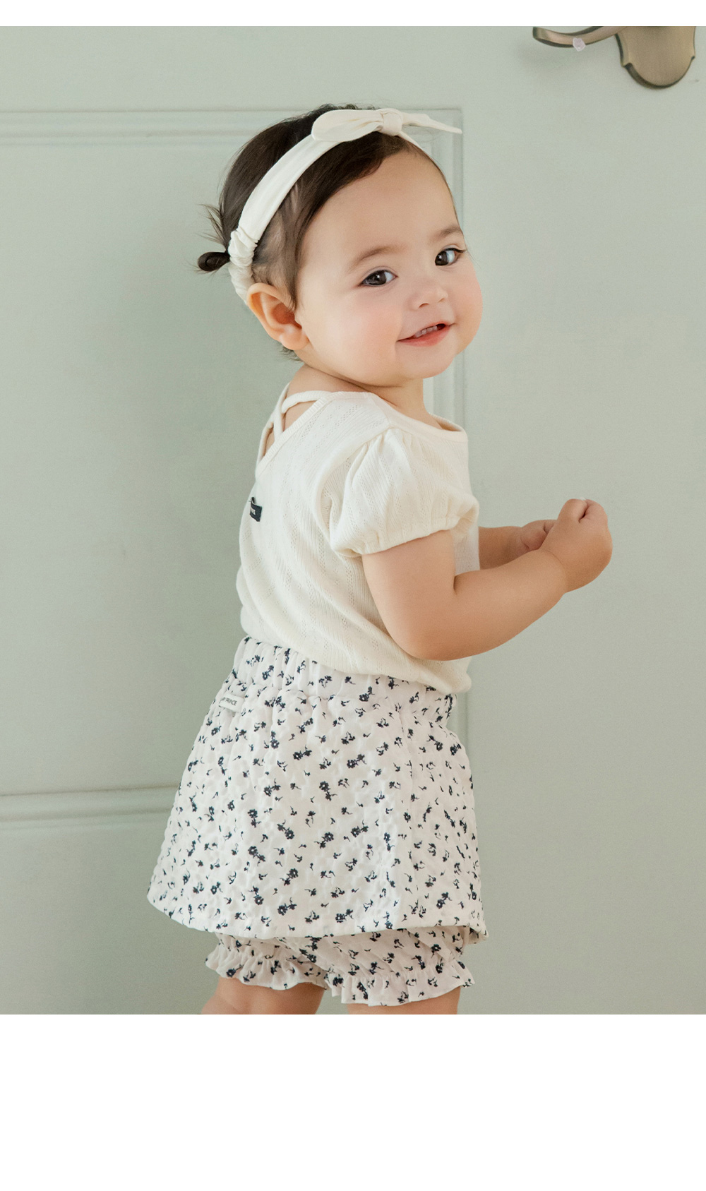Kids Clara - Korean Baby Fashion - #onlinebabyboutique - Peony Baby Skort - 7