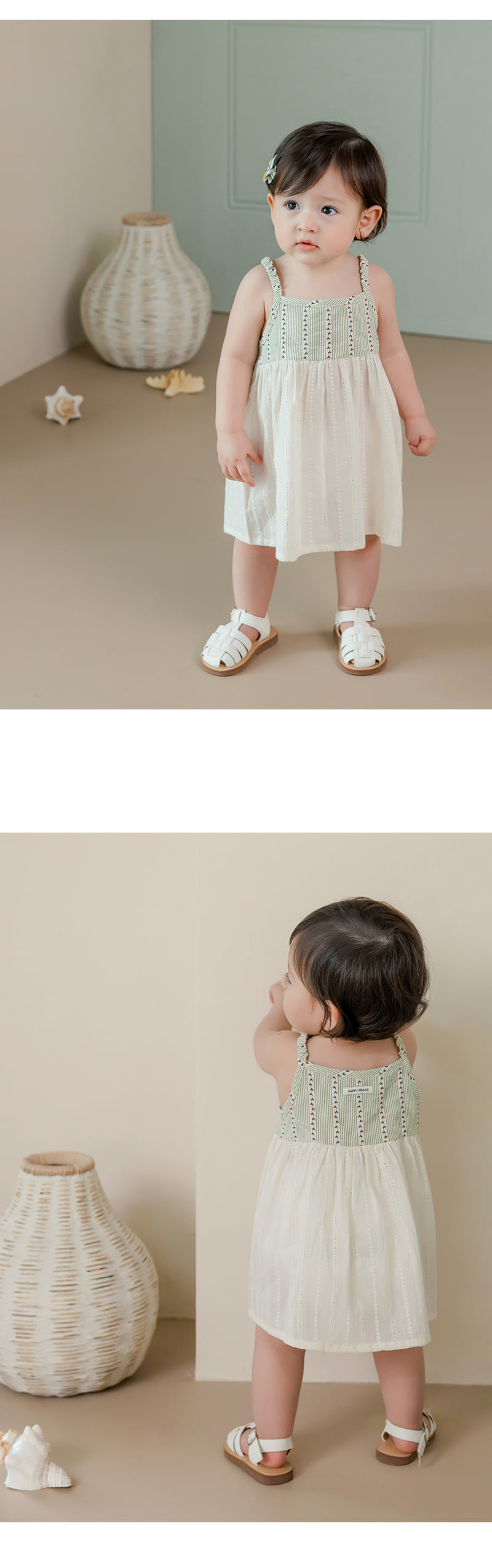 Kids Clara - Korean Baby Fashion - #onlinebabyshop - Yellu Baby One-piece - 5