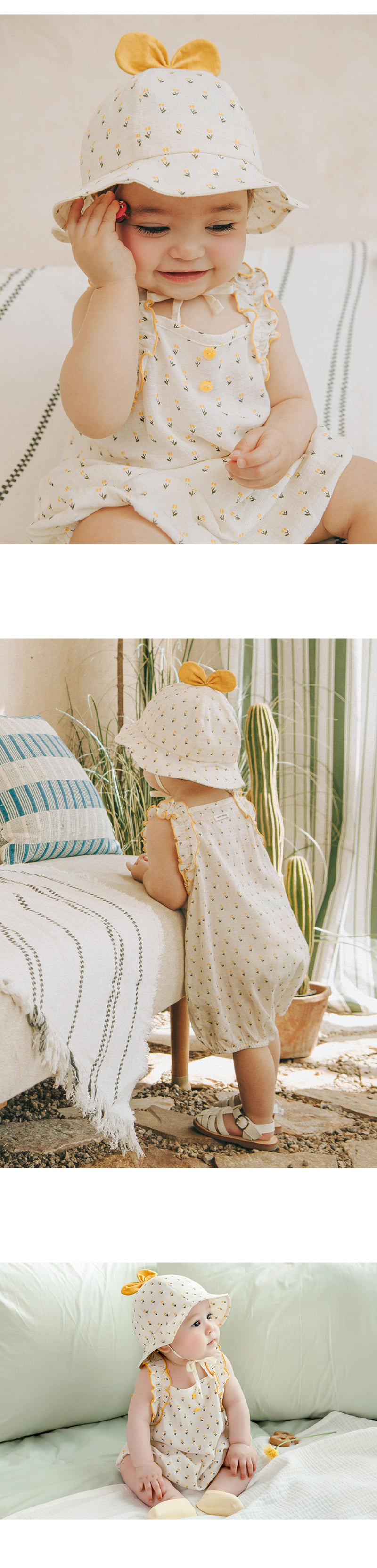 Kids Clara - Korean Baby Fashion - #onlinebabyshop - Cheny Baby Sun Hat - 3