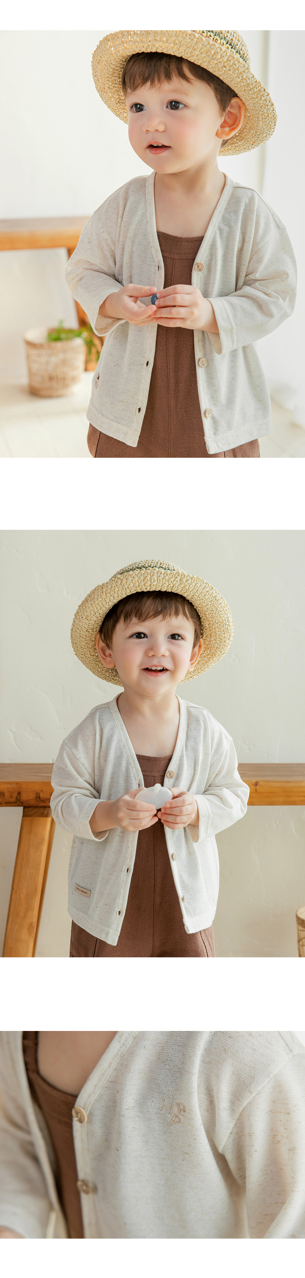 Kids Clara - Korean Baby Fashion - #onlinebabyshop - Hearts Cardigan - 6