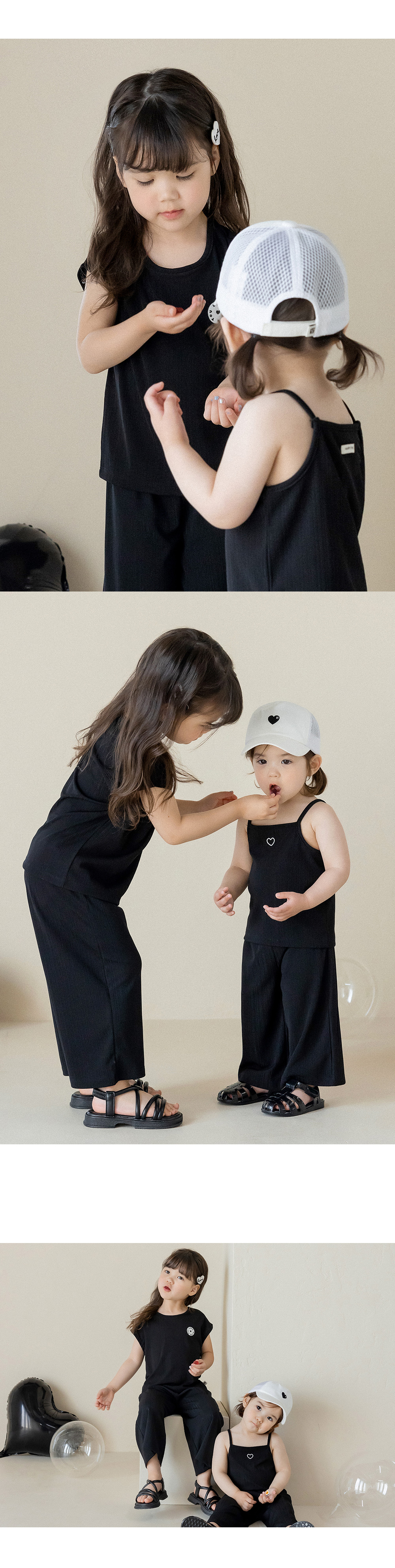 Kids Clara - Korean Baby Fashion - #onlinebabyshop - Shelly 3-Piece Pleats Setup - 5