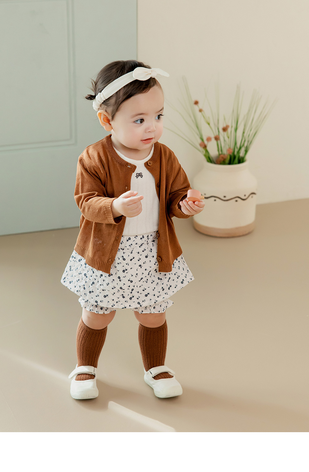 Kids Clara - Korean Baby Fashion - #onlinebabyshop - Peony Baby Skort - 8