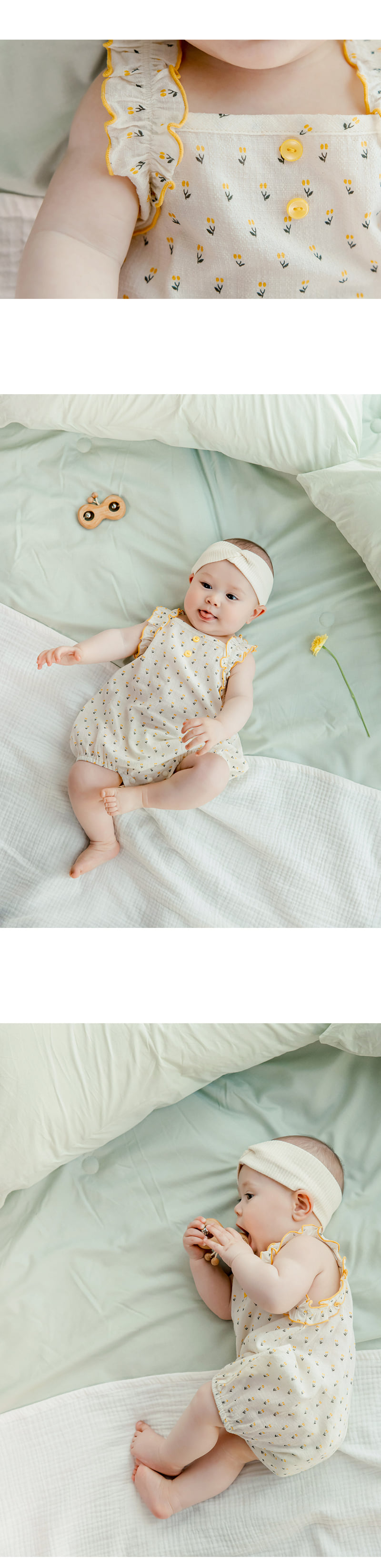 Kids Clara - Korean Baby Fashion - #smilingbaby - Nero Bodysuit - 5