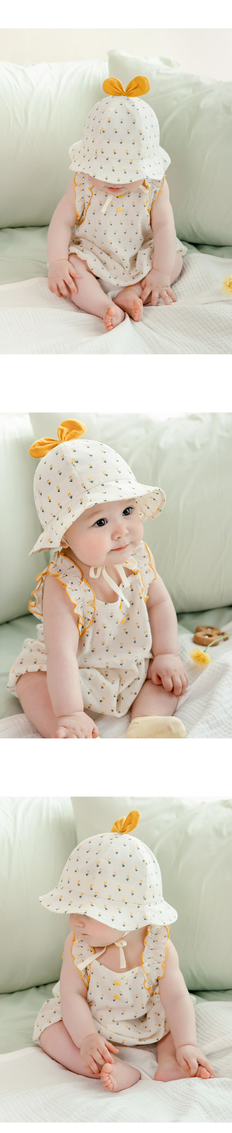 Kids Clara - Korean Baby Fashion - #onlinebabyshop - Cheny Baby Sun Hat - 4