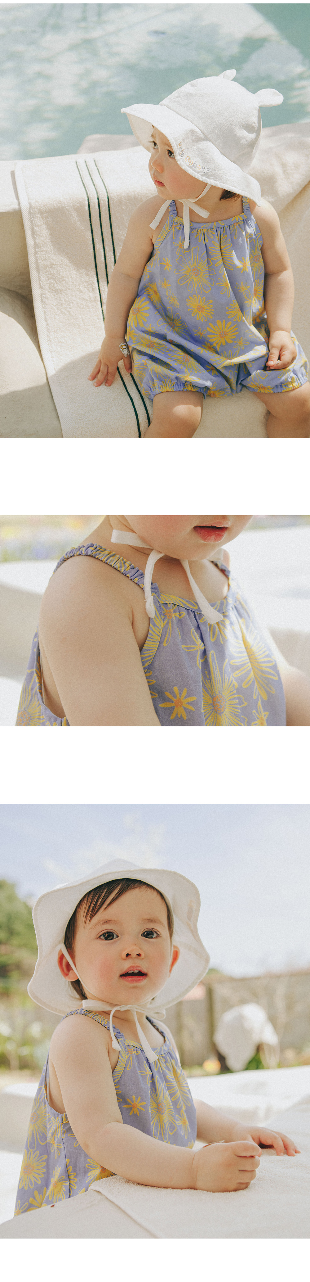 Kids Clara - Korean Baby Fashion - #smilingbaby - Mila Baby Jumpsuit - 2
