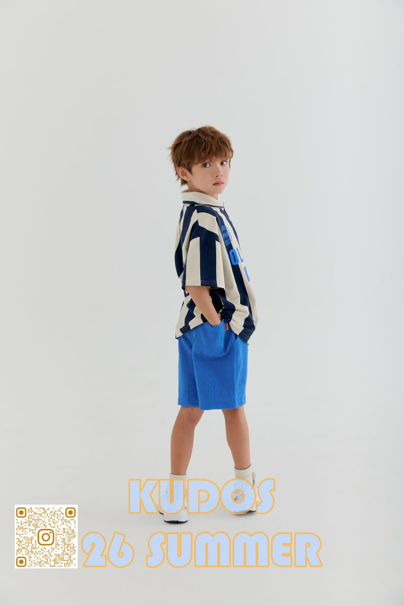 Kudos - Korean Children Fashion - #Kfashion4kids - Waffle Shorts - 11