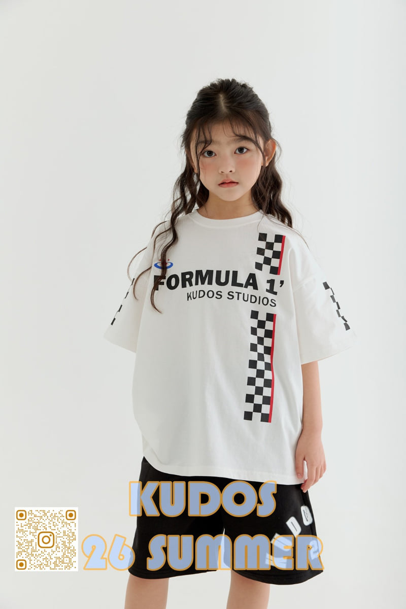 Kudos - Korean Children Fashion - #childofig - Formula 1 Short Sleeve Tee - 8