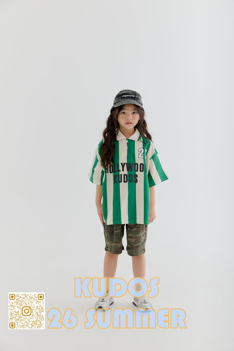 Kudos - Korean Children Fashion - #childofig - Hollywood Collar Tee - 2