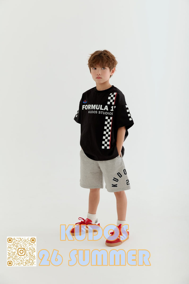 Kudos - Korean Children Fashion - #discoveringself - Formula 1 Short Sleeve Tee - 11