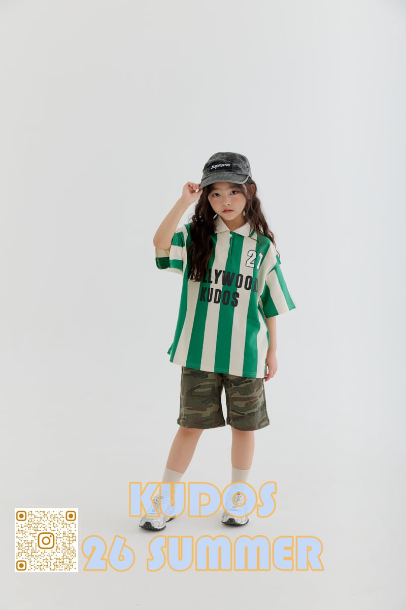 Kudos - Korean Children Fashion - #discoveringself - Hollywood Collar Tee - 5