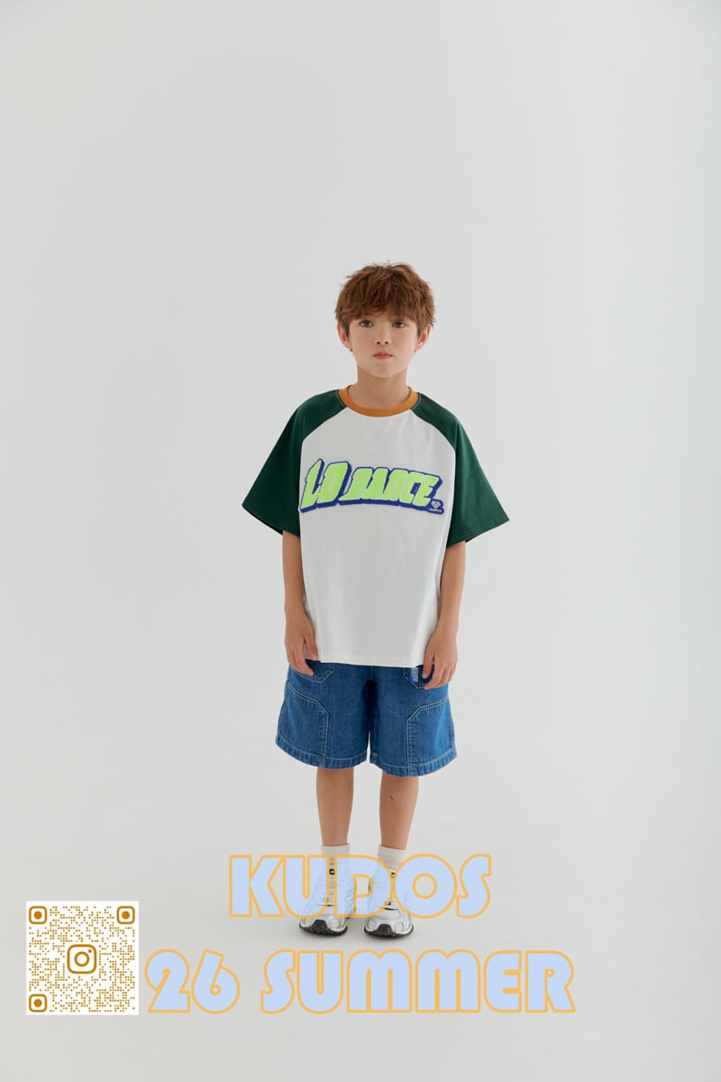 Kudos - Korean Children Fashion - #fashionkids - Neon Patch Short Sleeve Tee - 2