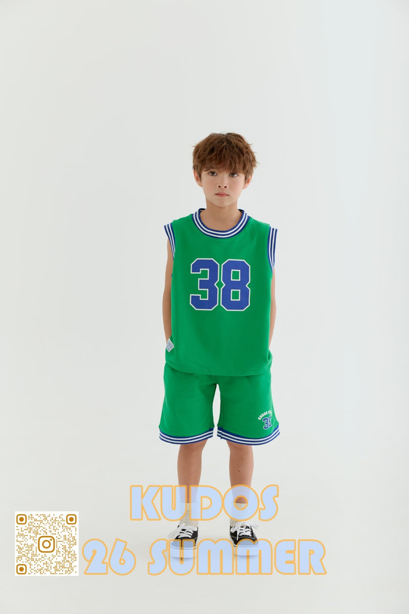 Kudos - Korean Children Fashion - #kidsshorts - Basketball Top - 9