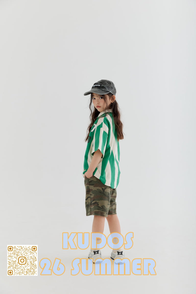 Kudos - Korean Children Fashion - #kidsshorts - Hollywood Collar Tee - 7