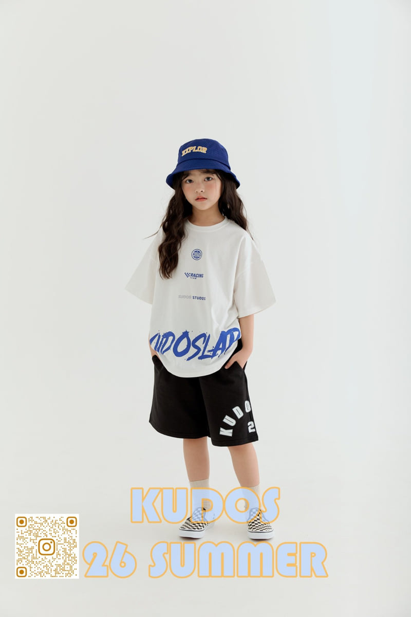Kudos - Korean Children Fashion - #kidsstore - Calligraphy Short Sleeve Tee - 7
