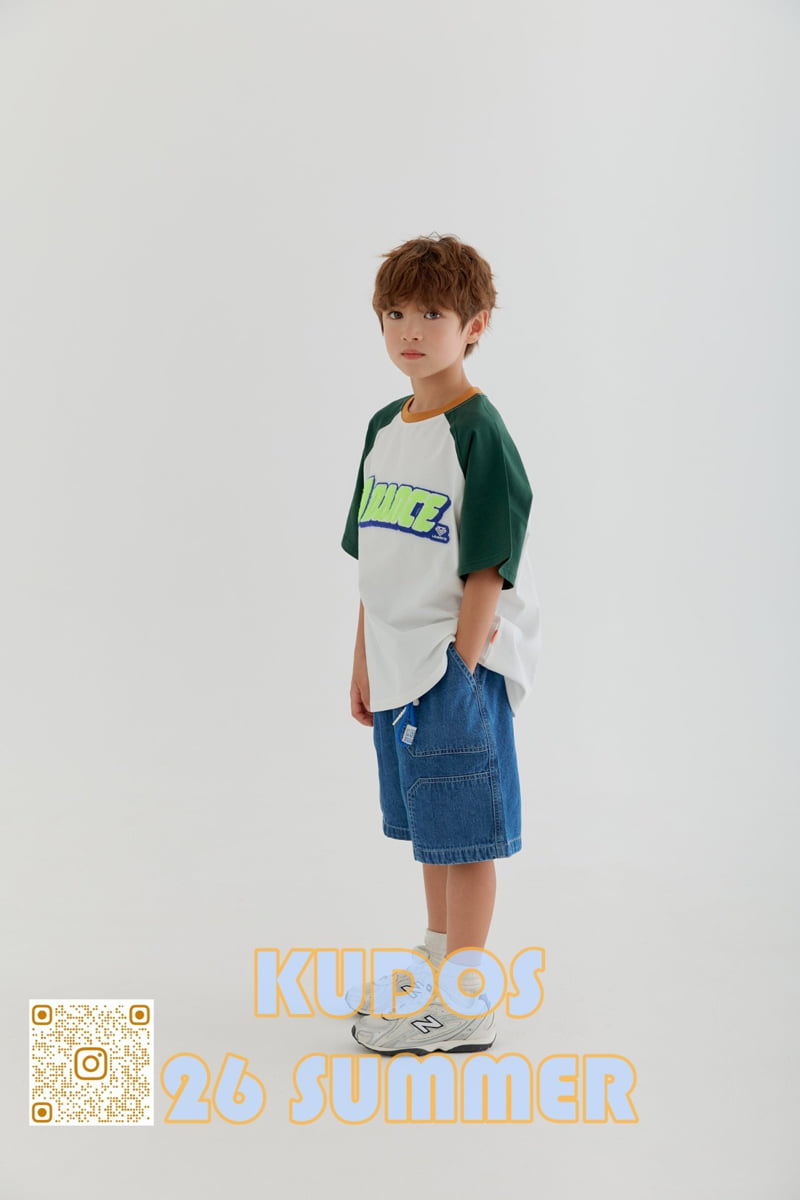 Kudos - Korean Children Fashion - #kidzfashiontrend - Neon Patch Short Sleeve Tee - 5