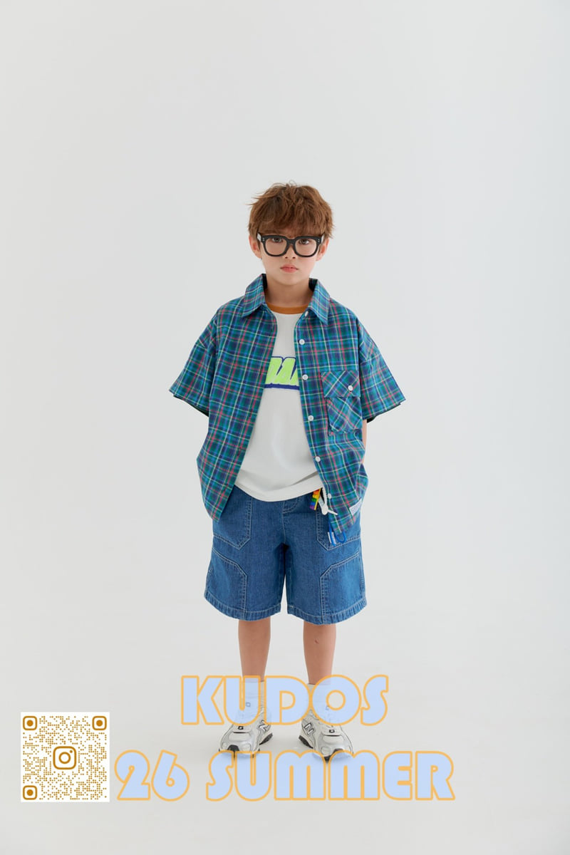 Kudos - Korean Children Fashion - #littlefashionista - Check Shirt - 2