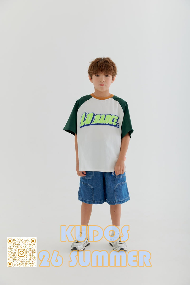 Kudos - Korean Children Fashion - #magicofchildhood - Neon Patch Short Sleeve Tee - 8