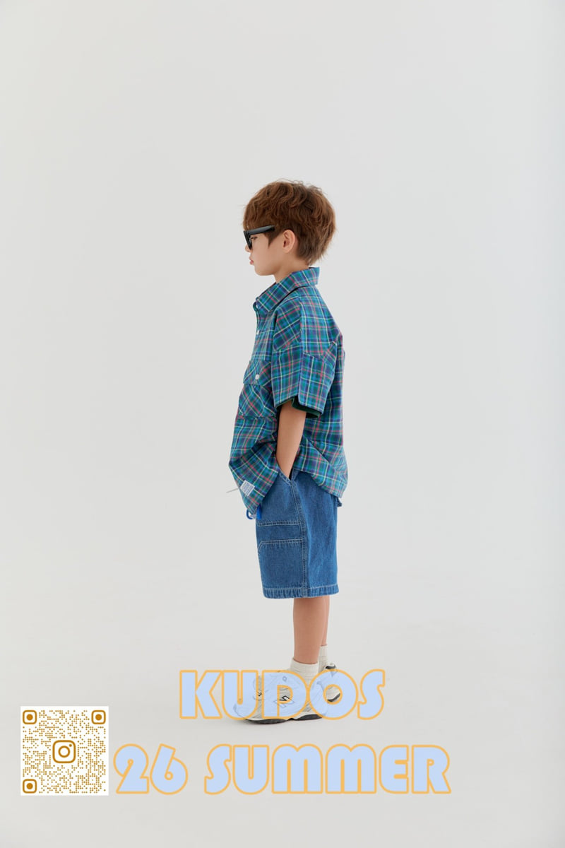 Kudos - Korean Children Fashion - #magicofchildhood - Check Shirt - 4