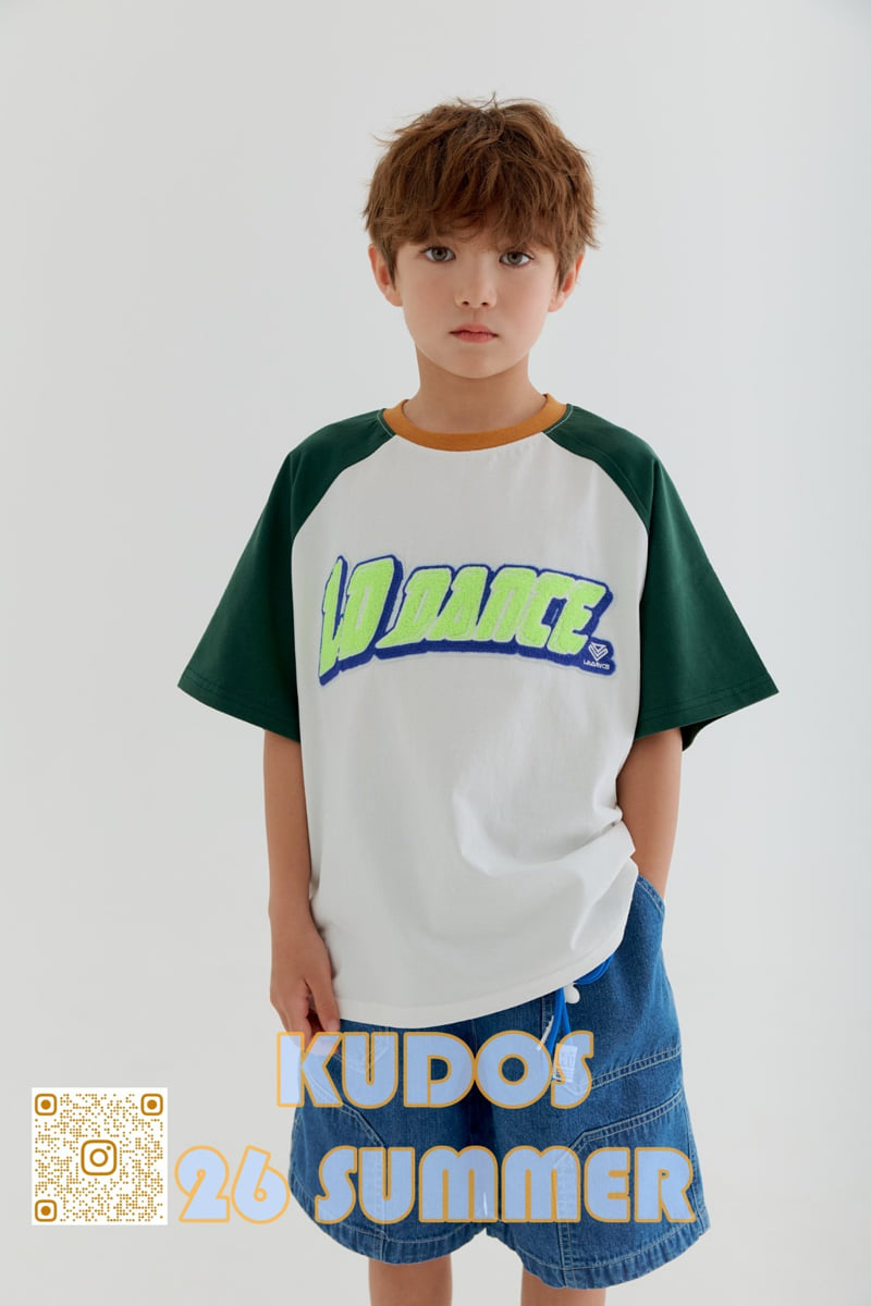Kudos - Korean Children Fashion - #prettylittlegirls - Neon Patch Short Sleeve Tee - 10