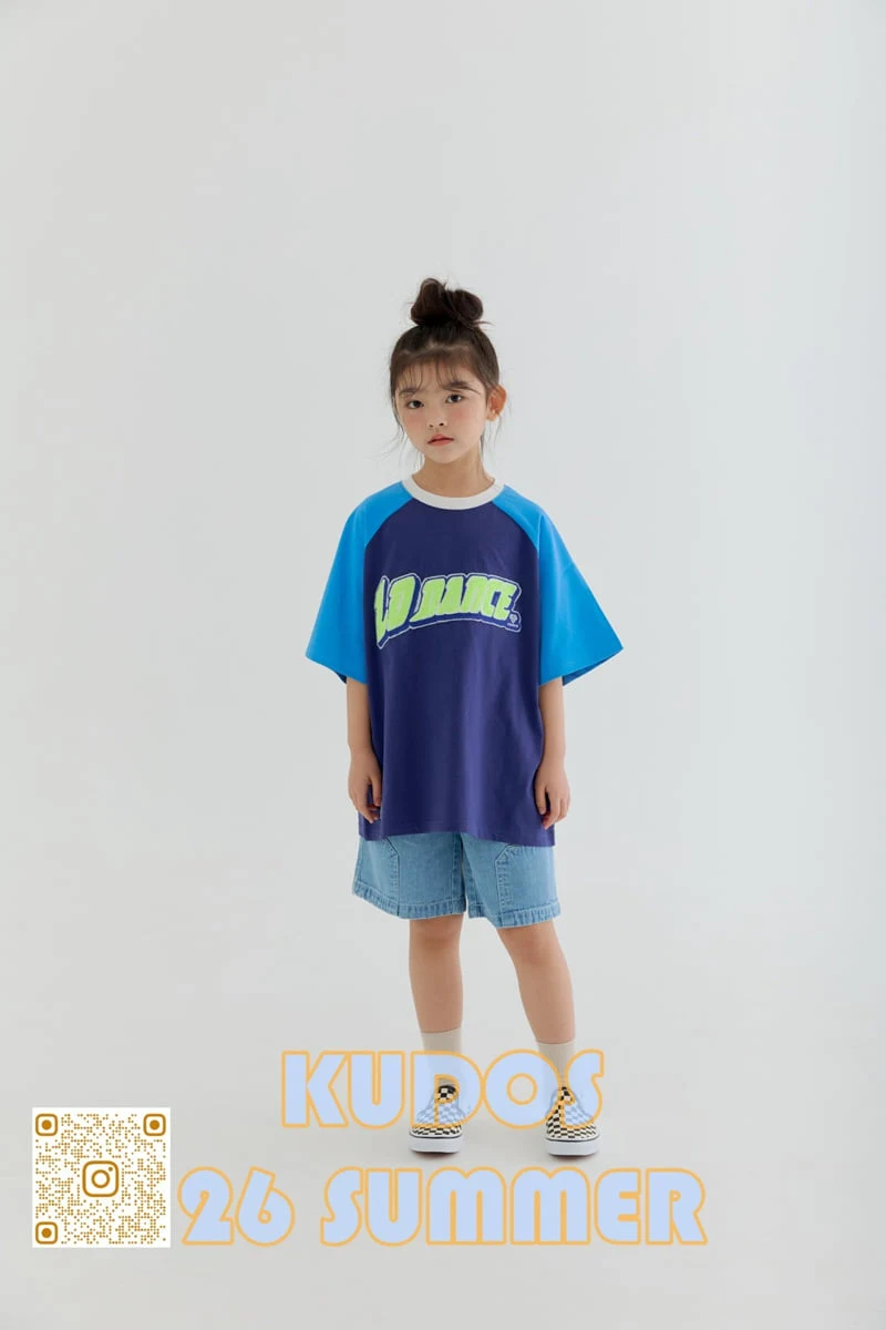 Kudos - Korean Children Fashion - #toddlerclothing - Neon Patch Short Sleeve Tee - 12