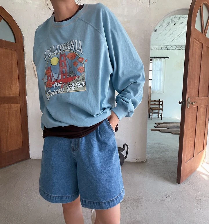 Lagrass - Korean Women Fashion - #momslook - Golden Sweatshirt