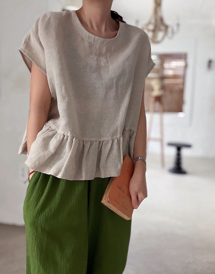 Lagrass - Korean Women Fashion - #momslook - Nerf Blouse - 6