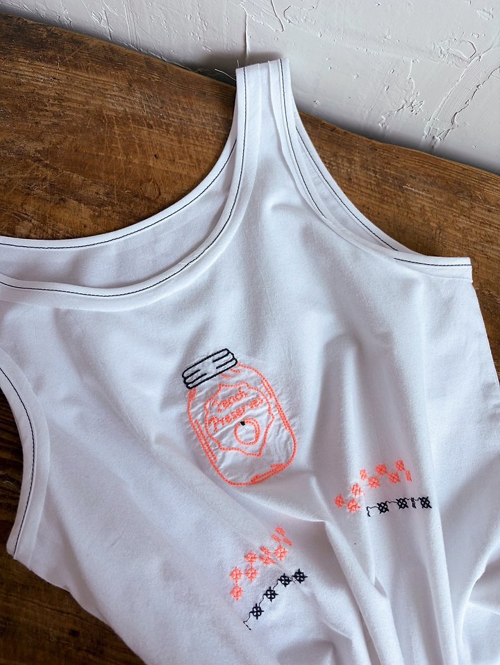 Lagrass - Korean Women Fashion - #momslook - Glass Sleeveless Top