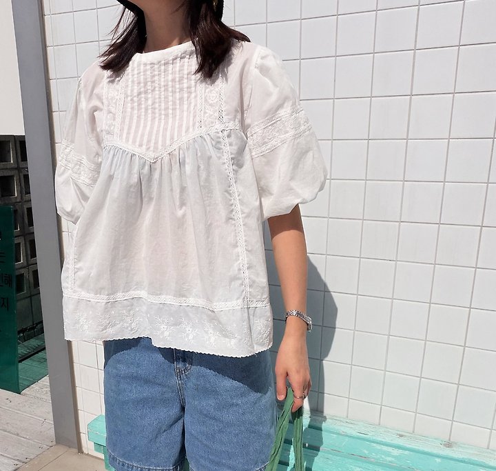 Lagrass - Korean Women Fashion - #restrostyle - Dorin Blouse - 11