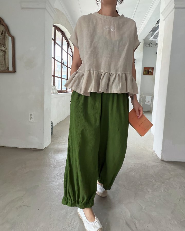 Lagrass - Korean Women Fashion - #thatsdarling - Nerf Blouse - 2
