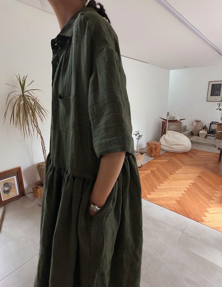 Lagrass - Korean Women Fashion - #vintageinspired - Chef One-piece - 11
