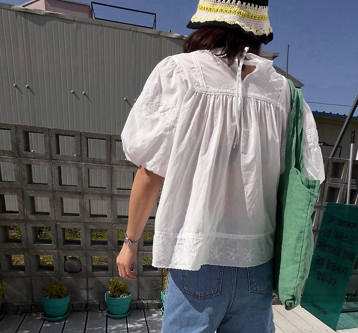 Lagrass - Korean Women Fashion - #vintagekidsstyle - Dorin Blouse - 9