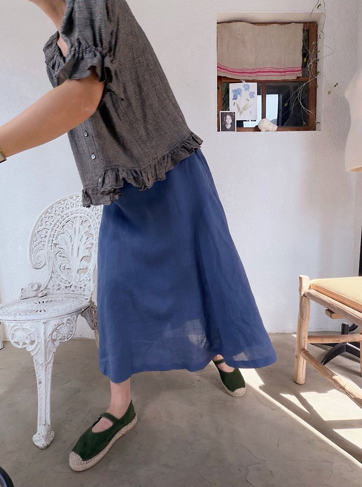Lagrass - Korean Women Fashion - #womensfashion - Bean Check Blouse - 3