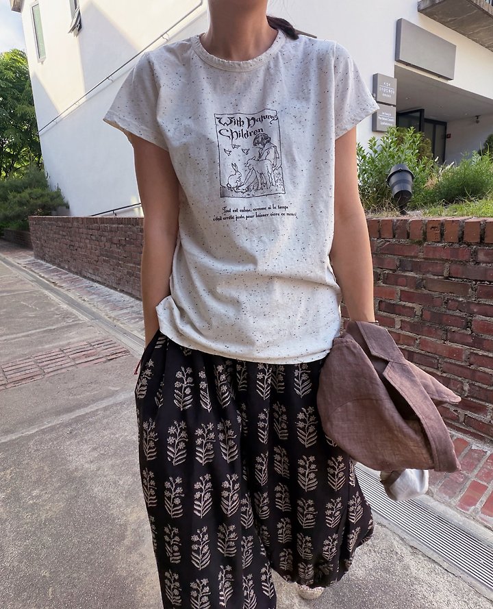 Lagrass - Korean Women Fashion - #womensfashion - Children Tee - 2