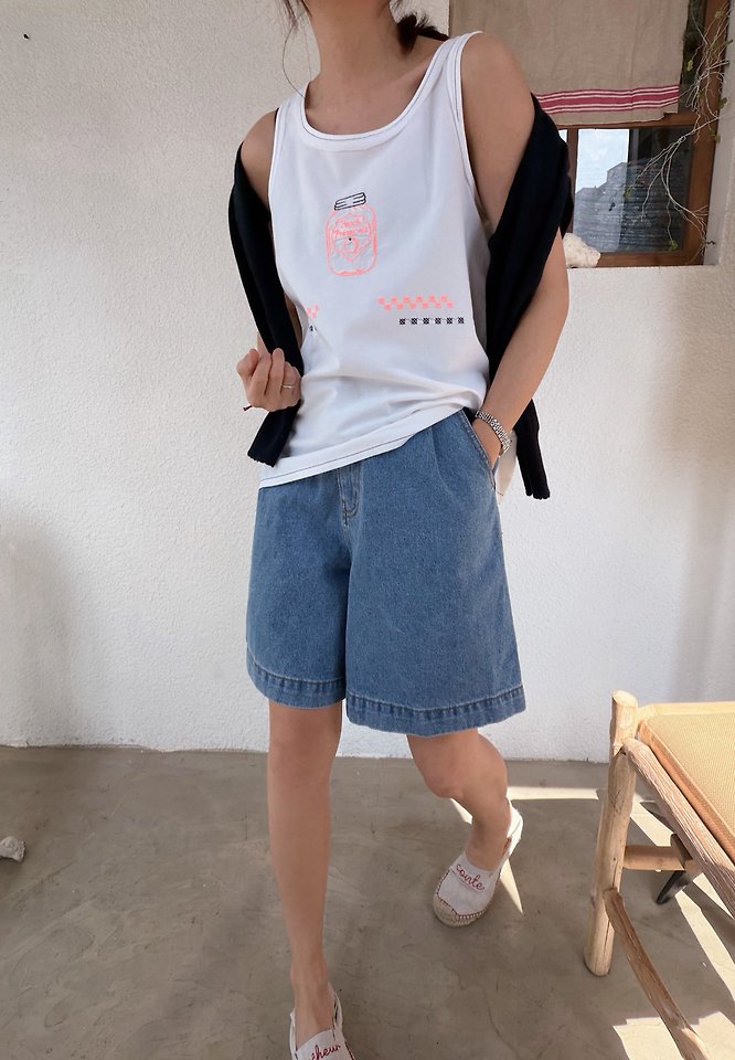 Lagrass - Korean Women Fashion - #womensfashion - Glass Sleeveless Top - 8