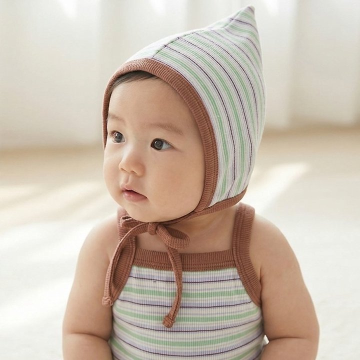 Lemonade - Korean Baby Fashion - #babyboutique - Kiki Set (Romper + Bonnet) - 12