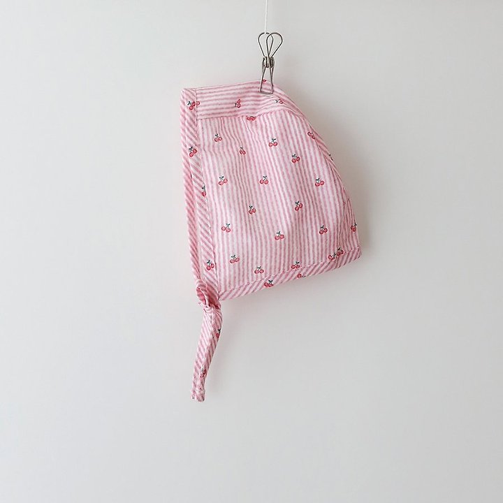 Lemonade - Korean Baby Fashion - #babyboutique - Cherry Bonbon Set (Romper + Bonnet) - 8