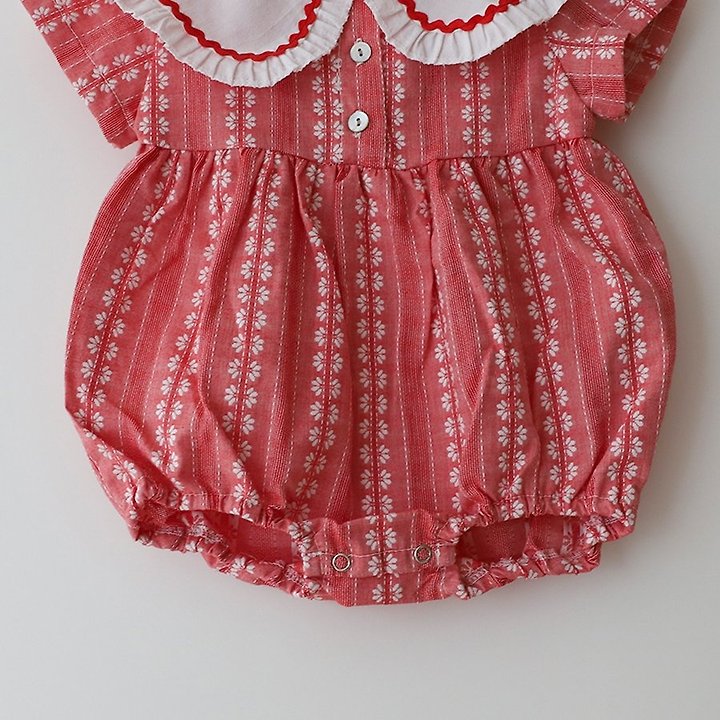 Lemonade - Korean Baby Fashion - #babyclothing - Flower Petal Set (Romper + Bonnet) - 6