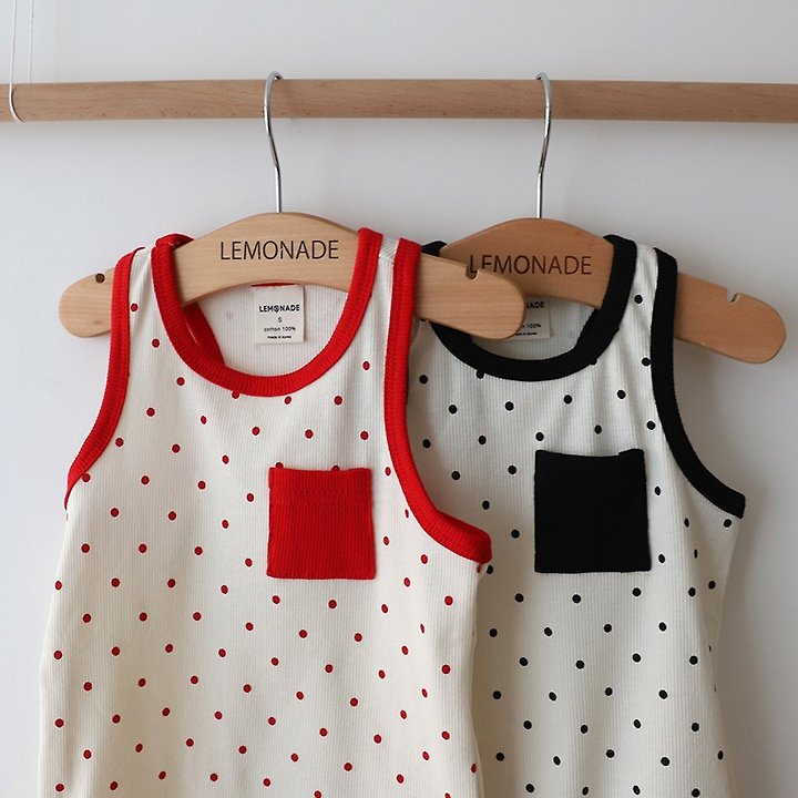Lemonade - Korean Baby Fashion - #babyfever - Water Drop Set (Romper + Bonnet) - 3