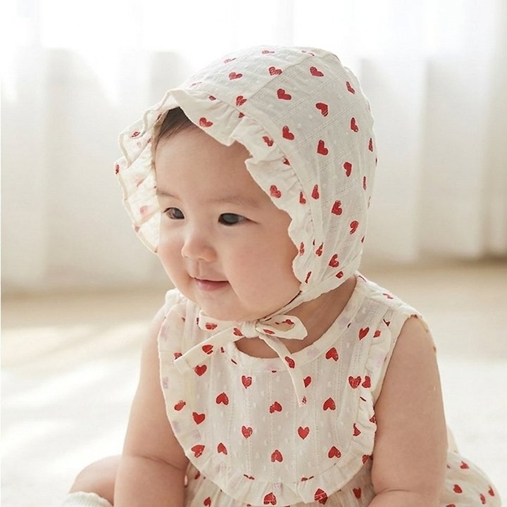 Lemonade - Korean Baby Fashion - #babygirlfashion - Cupid Set (Romper + Bonnet) - 10