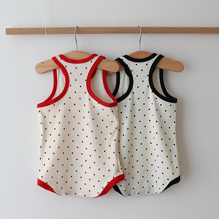 Lemonade - Korean Baby Fashion - #babyfever - Water Drop Set (Romper + Bonnet) - 4
