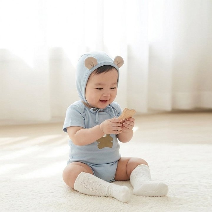 Lemonade - Korean Baby Fashion - #babyoninstagram - Teto Set (Romper + Bonnet) - 10