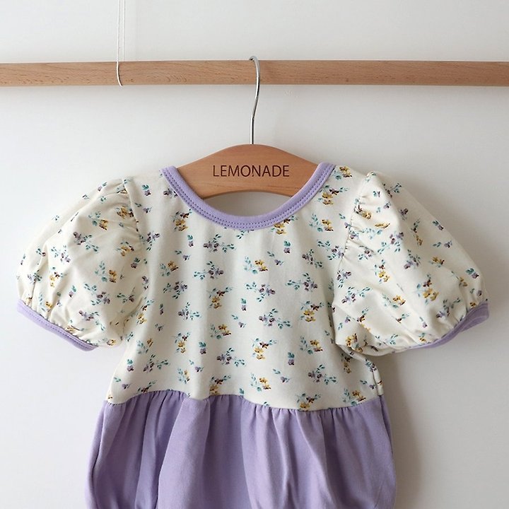 Lemonade - Korean Baby Fashion - #babyoninstagram - Viola Set (Romper + Bonnet) - 8