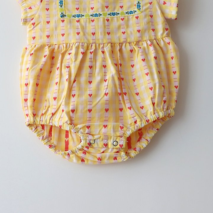 Lemonade - Korean Baby Fashion - #babyoninstagram - Sera Set (Romper + Bonnet) - 7