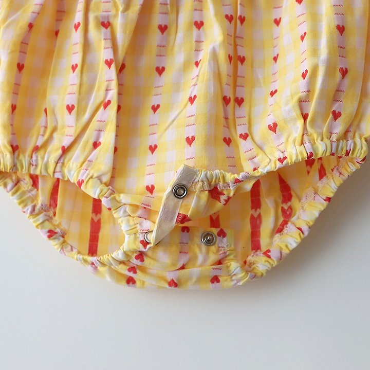 Lemonade - Korean Baby Fashion - #babyootd - Sera Set (Romper + Bonnet) - 8