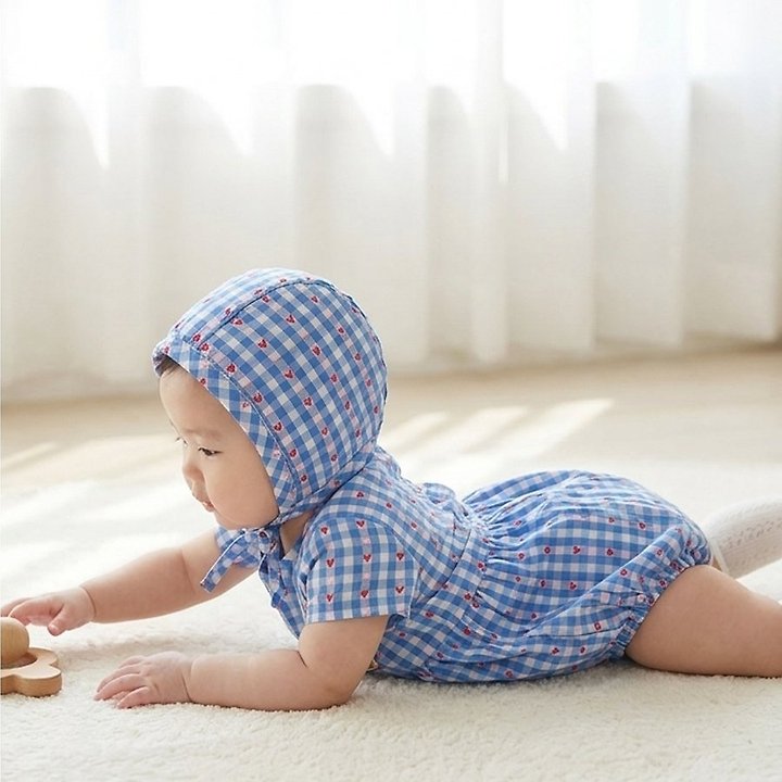 Lemonade - Korean Baby Fashion - #babyoutfit - Sera Set (Romper + Bonnet) - 9