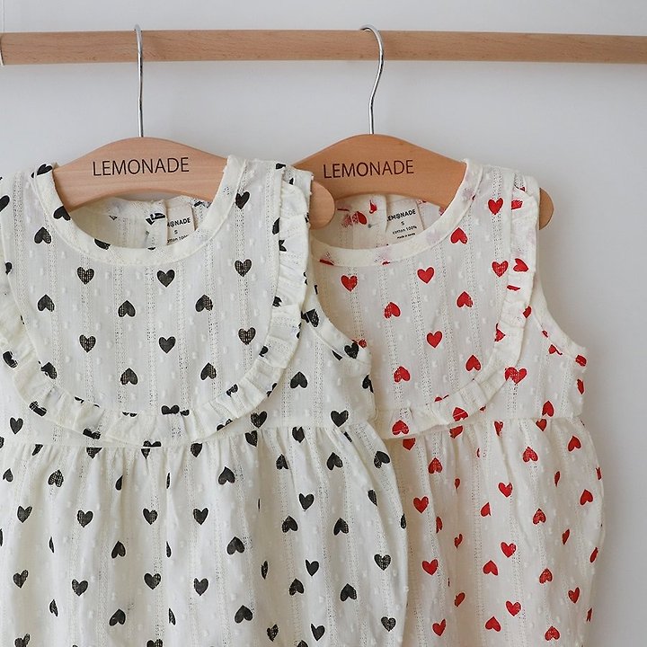 Lemonade - Korean Baby Fashion - #onlinebabyshop - Cupid Set (Romper + Bonnet) - 3