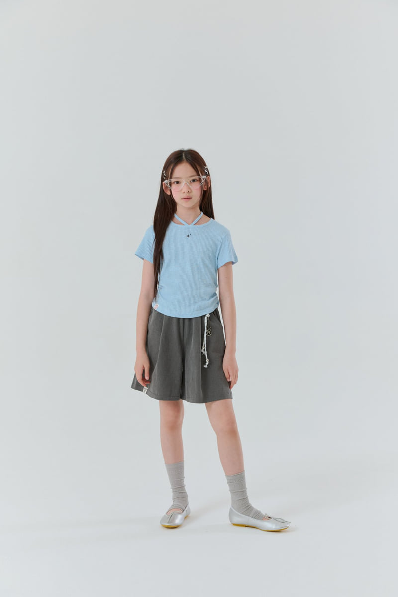 Lilas - Korean Children Fashion - #childofig - Pigment-Dyed Shorts - 7