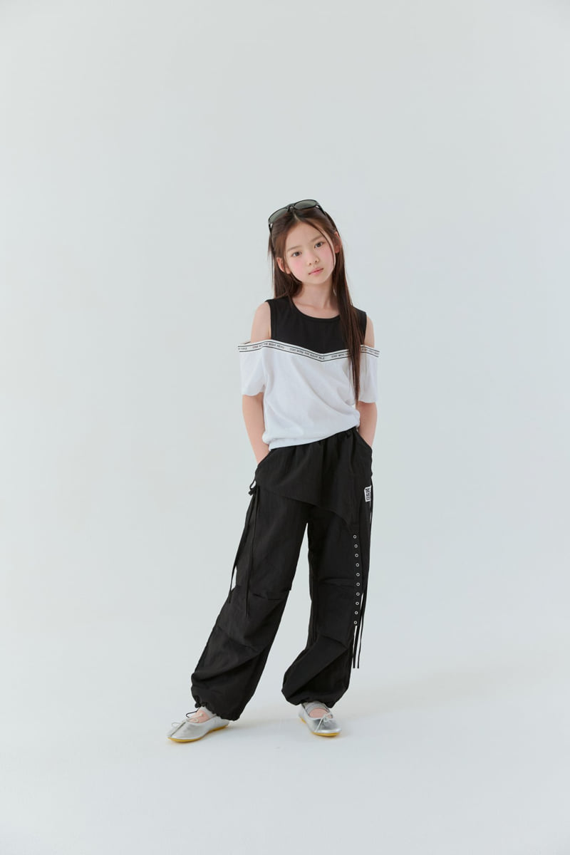 Lilas - Korean Children Fashion - #childrensboutique - Choi V-Neck Tee - 9