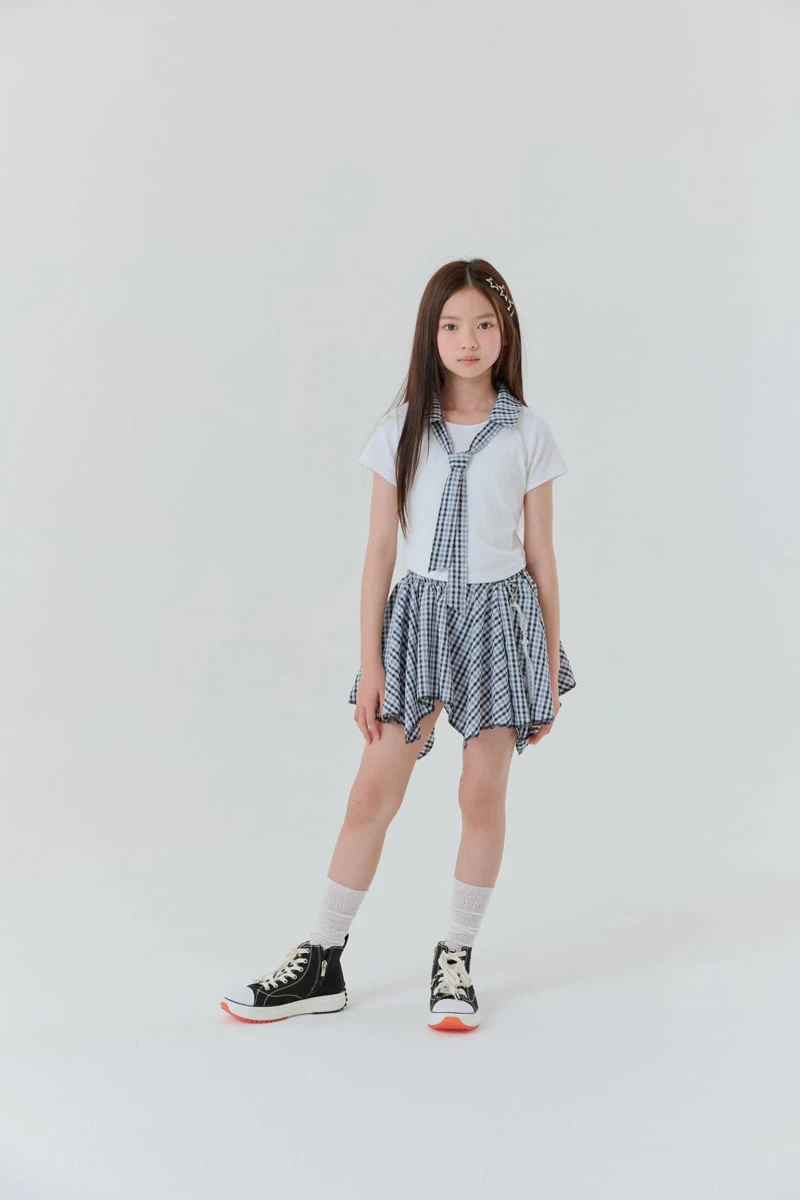 Lilas - Korean Children Fashion - #childrensboutique - Cool Pointed Skirt - 11
