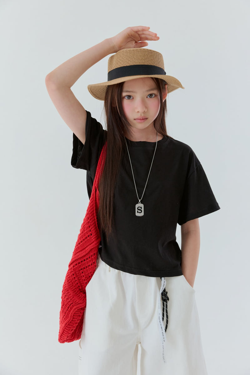 Lilas - Korean Children Fashion - #designkidswear - Necklace Set Tee - 11